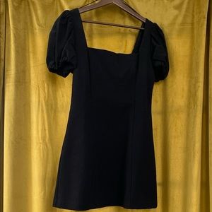 Little Black Dress with Lace Up Back